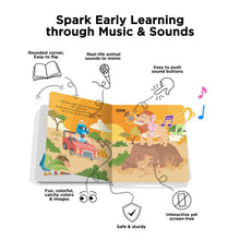 Load image into Gallery viewer, Ditty Bird Safari Animal Sounds Multi-Coloured 16x2x16cm