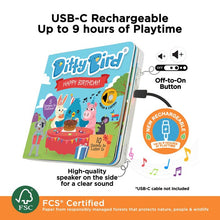 Load image into Gallery viewer, Ditty Bird Happy Birthday Multi-Coloured Book 16x2x16cm