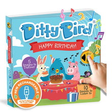 Load image into Gallery viewer, Ditty Bird Happy Birthday Multi-Coloured Book 16x2x16cm