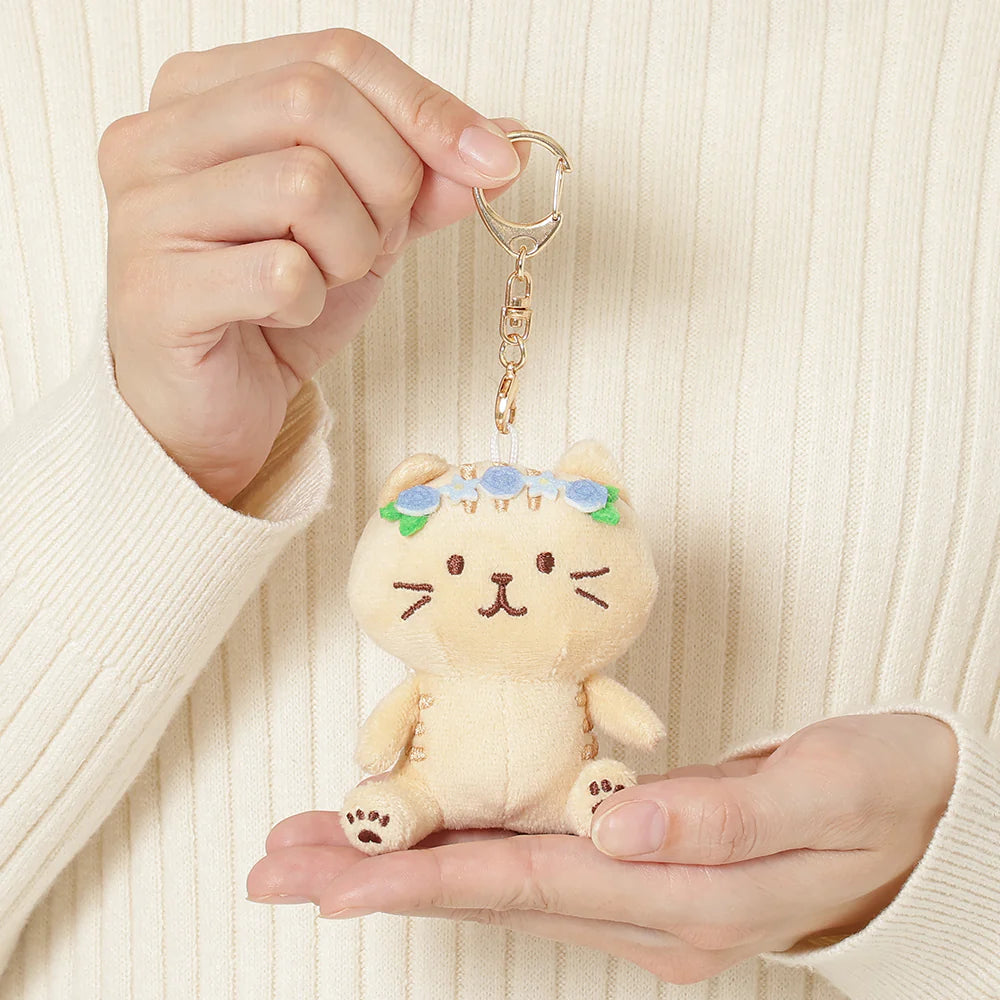 Hapins Flower Crown Charm Ginger Cat