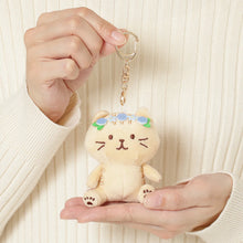 Load image into Gallery viewer, Hapins Flower Crown Charm Ginger Cat