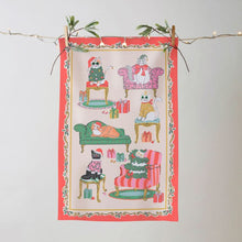 Load image into Gallery viewer, Ulster Weavers Christmas Cool Cats Cotton Tea Towel 74x48x0.2cm