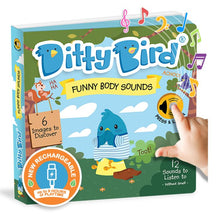 Load image into Gallery viewer, Ditty Bird Funny Body Sounds Multi-Coloured 16x2x16cm