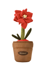 Load image into Gallery viewer, PlushWoods Amaryllis Plant Plush With Pot 25cm