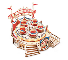 Load image into Gallery viewer, Robotime ROKR 3D wooden puzzle DIY music box Tilt-A-Whirl