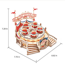 Load image into Gallery viewer, Robotime ROKR 3D wooden puzzle DIY music box Tilt-A-Whirl