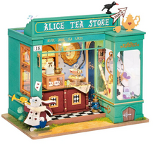 Load image into Gallery viewer, Robotime Rolife DIY Miniature House Alice's Tea Store
