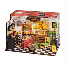 Load image into Gallery viewer, Robotime Rolife DIY Miniature House Garage Workshop