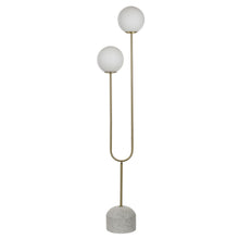 Load image into Gallery viewer, AMALFI TIVOLI FLOOR LAMP WHITE/GOLD 32X20X150CM