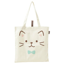 Load image into Gallery viewer, Hapins Canvas Tote Cream Bag Persian Cat