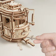 Load image into Gallery viewer, Robotime ROKR 3D DIY Wooden Puzzle Mechanical Models Classic City Tram