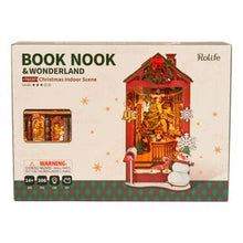 Load image into Gallery viewer, Robotime Rolife DIY Book Nook Christmas Indoor Scene TGC07