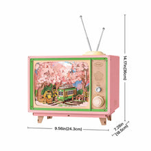 Load image into Gallery viewer, Robotime Rolife Sakura Dreamy Tour DIY Music Box 3D Wooden Puzzle AMT02