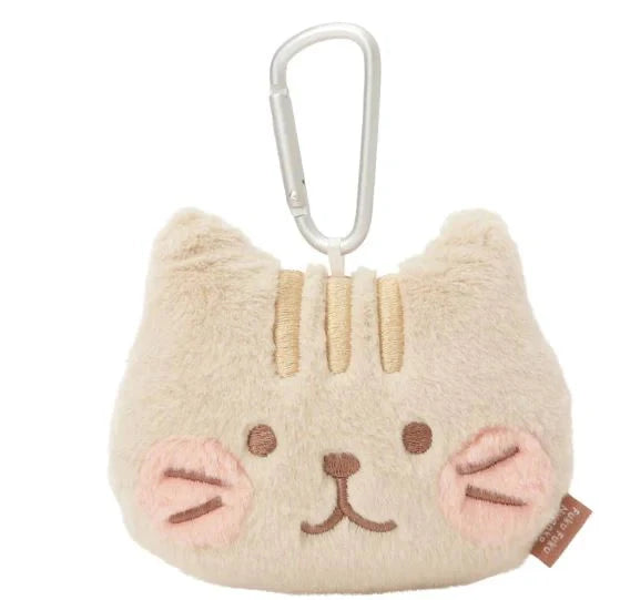 Hapins Blushing Lucky Coin Purse Ginger Cat