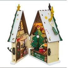 Load image into Gallery viewer, Robotime Rolife DIY Mini House Twinkling Christmas House