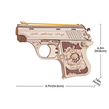 Load image into Gallery viewer, Robotime ROKR Mini Gun Wooden 3D Puzzle Toy Gun LQ502