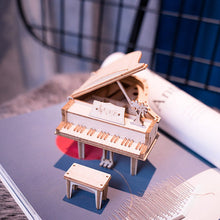 Load image into Gallery viewer, Robotime Classical 3D Wooden Grand Piano
