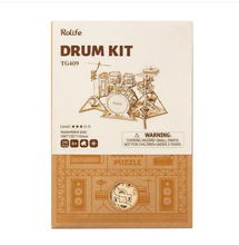 Load image into Gallery viewer, Robotime Classical 3D Drum Kit