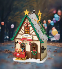 Load image into Gallery viewer, Robotime Rolife DIY Mini House Twinkling Christmas House