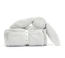 Load image into Gallery viewer, Jellycat Blankie Bashful Silver Bunny 56cm