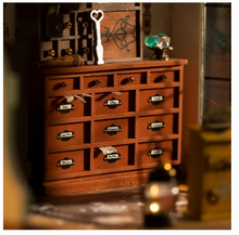Load image into Gallery viewer, Robotime Rolife DIY Miniature House Kiki's Magic Emporium