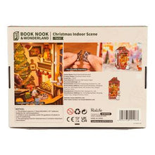Load image into Gallery viewer, Robotime Rolife DIY Book Nook Christmas Indoor Scene TGC07