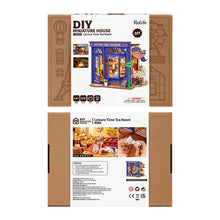Load image into Gallery viewer, Robotime Rolife Leisure Time Tea Room DIY Miniature House DG171