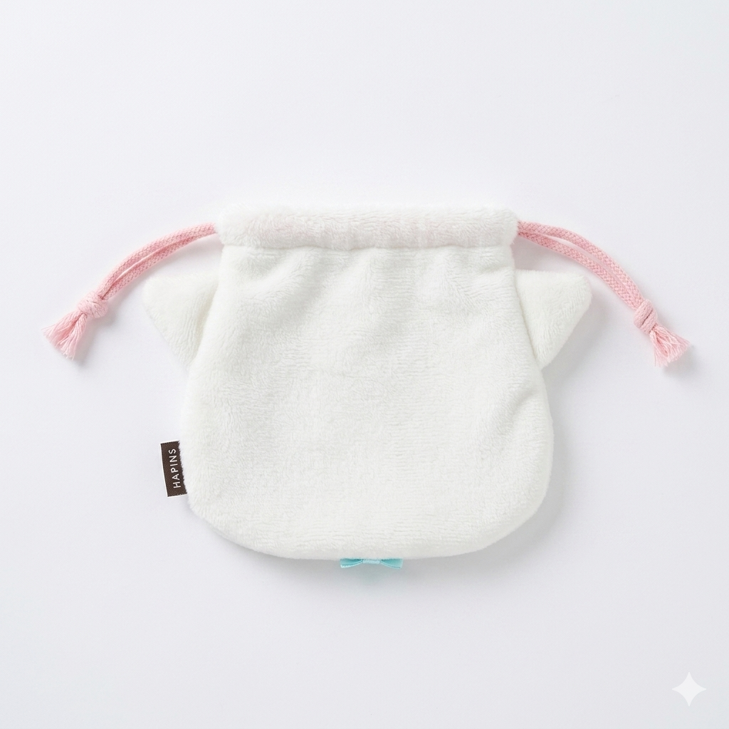 FFN Cat Head Drawstring Storage Bag - Persian Cat