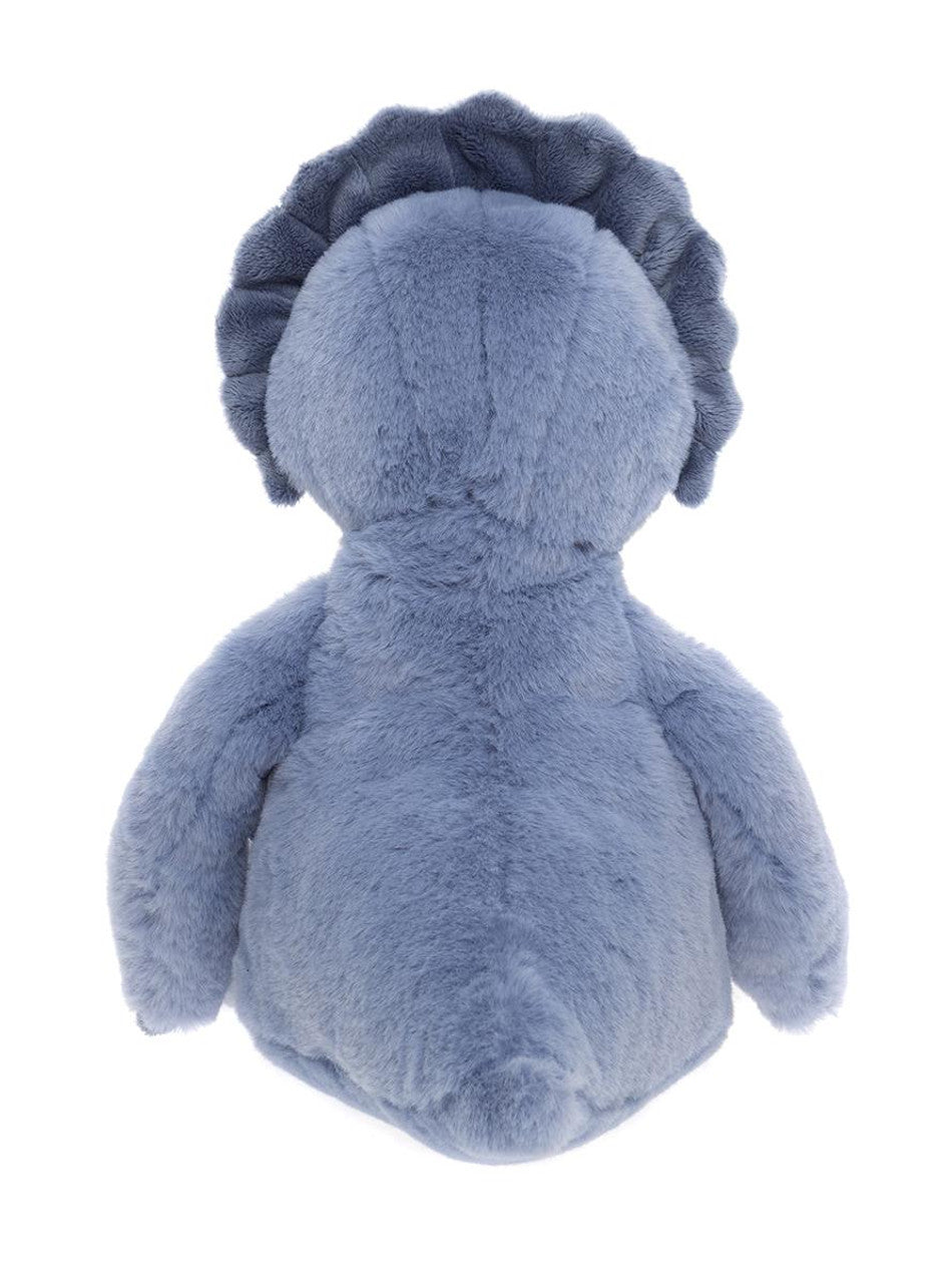 Bear & Me By Charlie Bears Troy Triceratops Denim Blue L 38cm
