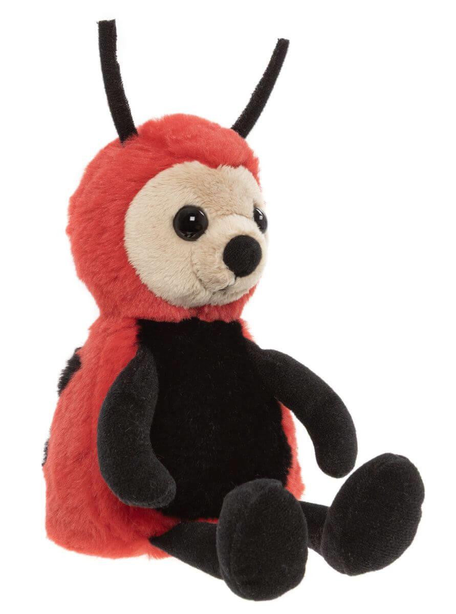 Bear & Me By Charlie Bears Leaf Ladybird Rose Red 25cm