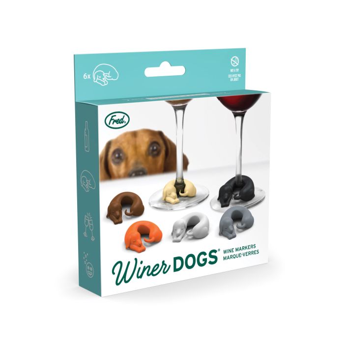 Fred Winer Dogs - Drink Markers Multi-Coloured 4.19x3.81x1.7cm
