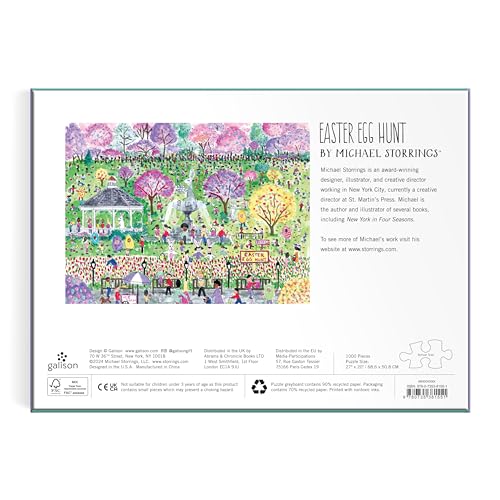 Michael Storrings Easter Egg Hunt 1000 Piece Puzzle