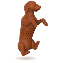 Load image into Gallery viewer, Fred Hot Dog - Dog Tea Infuser Brown