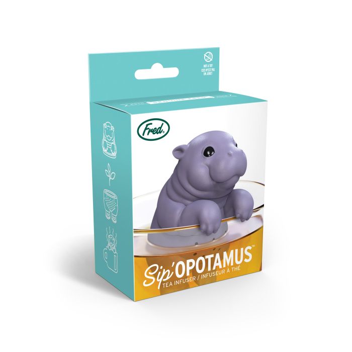 Fred Sipopotamus Hippo Tea Infuser Multi-Coloured