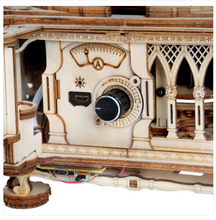 Load image into Gallery viewer, Robotime ROKR 3D Wooden Puzzle Classic Gramophone (Electric Version) Mechanical Models