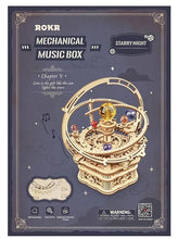 Load image into Gallery viewer, Robotime ROKR 3D Wooden Puzzle  Music Box Starry Night