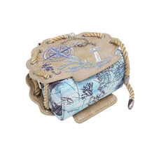 Load image into Gallery viewer, Vendula English Coast Scrapbook Shell Clipper Purse