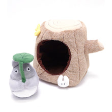 Load image into Gallery viewer, Studio Ghibli Plush: My Neighbor Totoro - TOTORO STUMP HOUSE PLUSH (M)