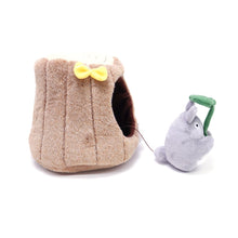 Load image into Gallery viewer, Studio Ghibli Plush: My Neighbor Totoro - TOTORO STUMP HOUSE PLUSH (M)
