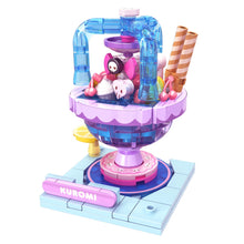 Load image into Gallery viewer, HELLO KITTY - YuMe Blocks Summer Wunderland Mini Series Asst (Kuromi Parfait Fountain)