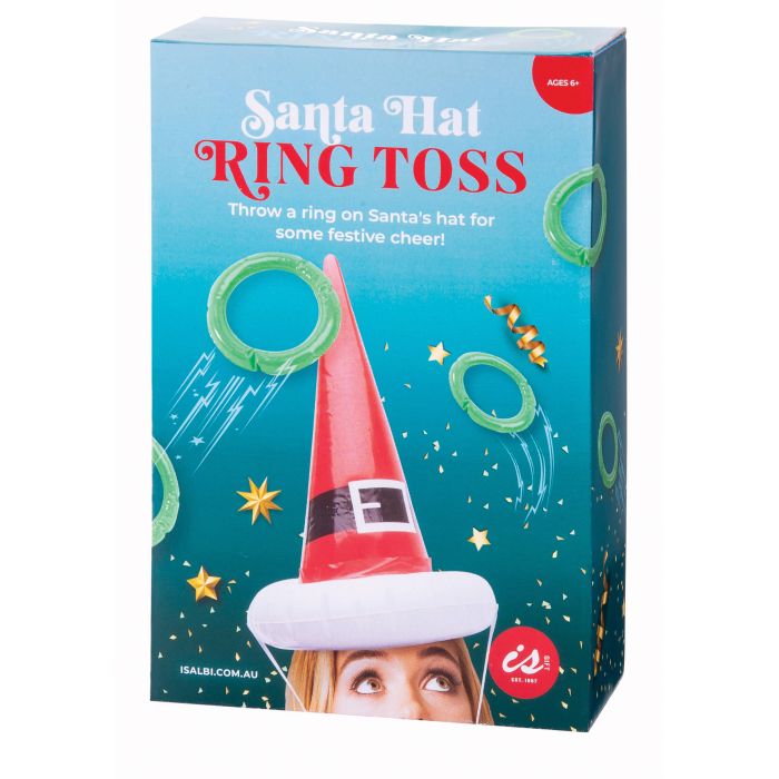Discovery Zone Santa Hat Ring Toss Game Multi-Coloured