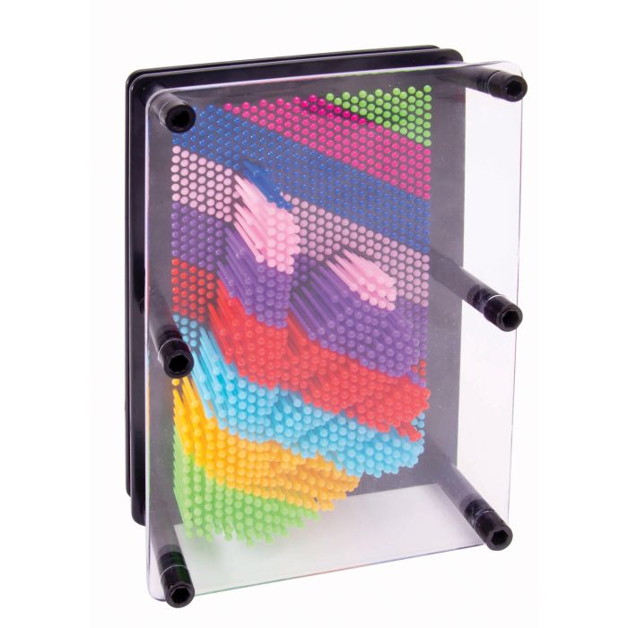 Discovery Zone Rainbow Pin Art Multi-Coloured 13x6x18cm