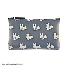 Load image into Gallery viewer, NUU Miffy Large Dick Bruna Clear Zipper Pouch - Black
