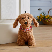 Load image into Gallery viewer, Ulster Weavers Cockapoo Shaped Doorstop Brown 13x24x15cm