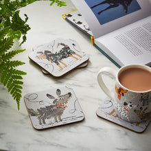 Load image into Gallery viewer, Ulster Weavers Dog Days Coaster 4pcs Set 11x11x1cm