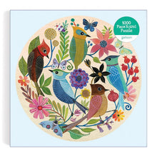 Load image into Gallery viewer, GALISON CIRCLE OF AVIAN FRIENDS ROUND PUZZLE 1000PC MULTI-COLOURED