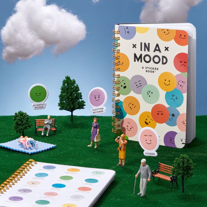 Brass Monkey In A Mood Sticker Book Multi-Coloured 11x0.05x15cm