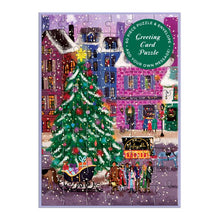 Load image into Gallery viewer, Galison Joy Laforme Christmas Square Greeting Card Puzzle Multi-Coloured 18.7x13.5x0.5cm
