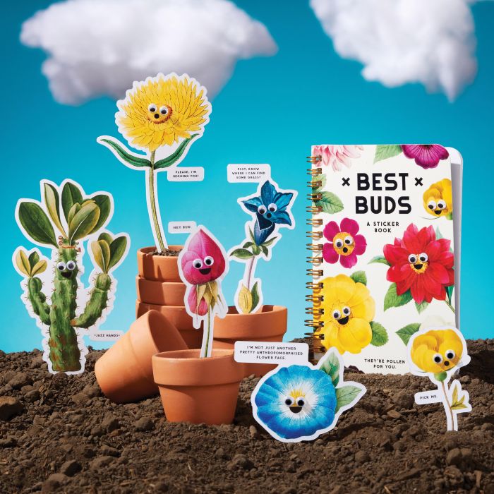 Brass Monkey Best Buds Googly Sticker Book Multi-Coloured 11x1.2x15cm
