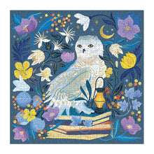 Load image into Gallery viewer, Galison Celestial Owl Foil Puzzle 500pcs Multi-Coloured 51x51cm